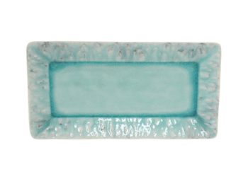 Costa Nova Madeira Blue Rectangular Tray 13.25"L x 7"W