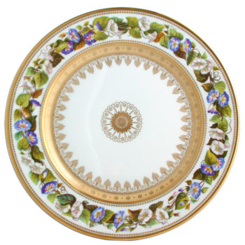 Bernardaud Botanique Dinner plate morning glory 10.5"