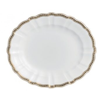 Royal Crown Derby Carlton Gold Large Oval Platter 15"