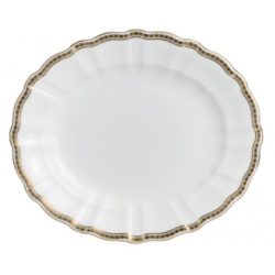 Royal Crown Derby Carlton Gold Medium Oval Platter 13"