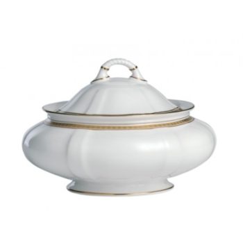 Royal Crown Derby Carlton Gold Covered Vegetable 67.5 oz