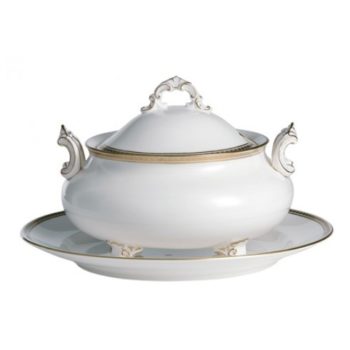 Royal Crown Derby Carlton Gold Soup Tureen 101.0 oz