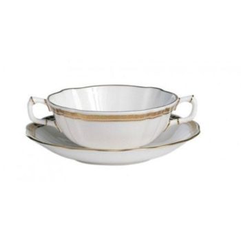 Royal Crown Derby Carlton Gold Cream Soup Cup Only 9.75 oz