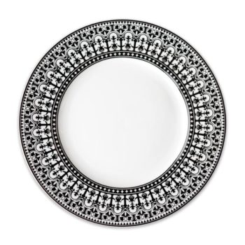 Caskata Casablanca Black Dinner Plate 10.75"D