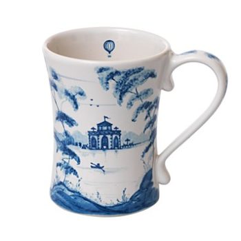 Juliska Country Estate Delft Blue Sporting Mug  4.5"H x 3.5"W