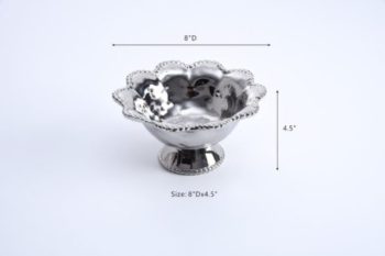 Pampa Bay Verona Footed Bowl 8" x 4.5" - Image 2
