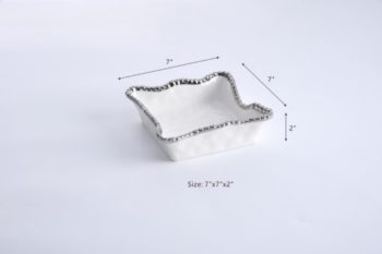 Pampa Bay Salerno Cocktail Napkin Holder 7" x 7" x 2" - Image 2