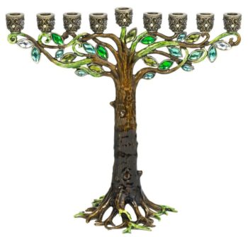 Olivia Riegel Judaica Tree Menorah