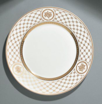 Raynaud Chambord White Incrustation Bread and Butter Plate 6.25"D