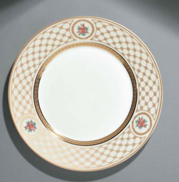 Raynaud Chambord Ivory Incrustation Bread and Butter Plate 6.25"D