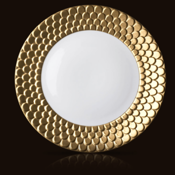 L'Objet Aegean Gold Charger 12" PD