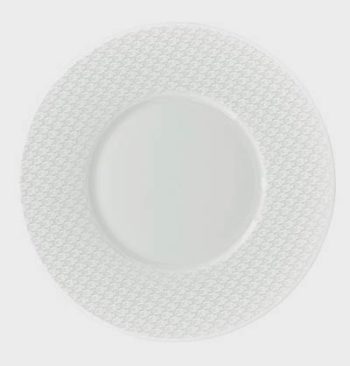 Raynaud Checks Round Flat Plate-Round Center 5.5" D