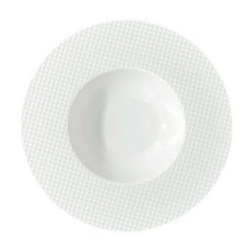 Raynaud Checks Rim Soup Plate 8.3" D