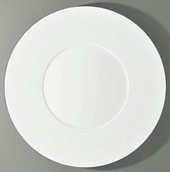 Raynaud Checks Round Flat Plate- Round Center 12.6" D