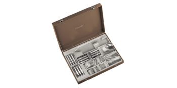 Christofle Albi 36-Piece Stainless Steel Flatware Set with Chest - Image 2