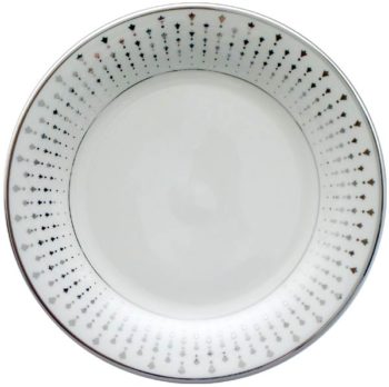 Pickard China Constellation Silver White XL Dinner Plate 11.75" D