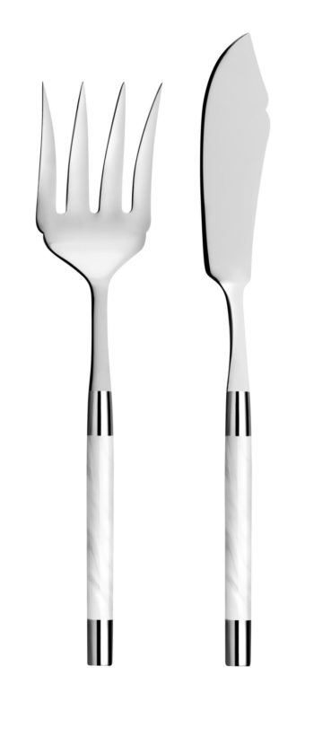 Capdeco Conty White Fish serving set