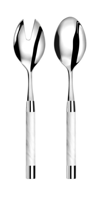 Capdeco Conty White Salad serving set