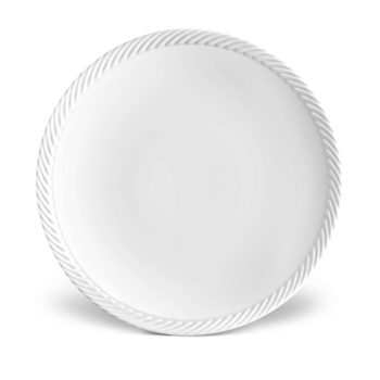 L'Objet Corde White Charger Plate 12.5"D