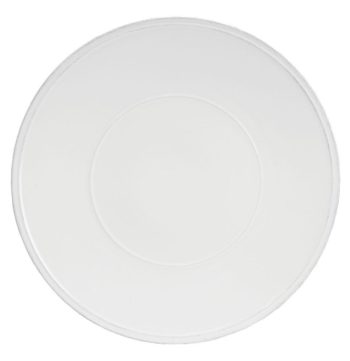 Costa Nova Friso Charger Plate 13.5"D White
