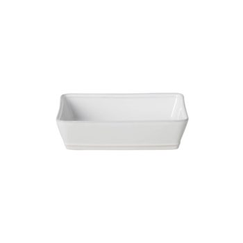 Costa Nova Friso Individual Baker 8" x 6" White