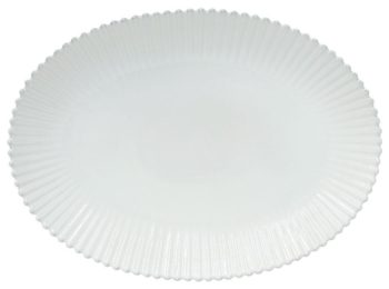 Costa Nova Pearl White Oval Platter 19.75"L x 14.5"W