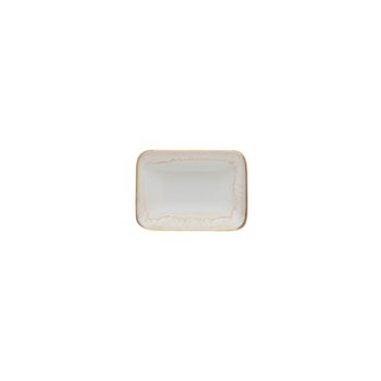 Casafina Taormina Bath - White/Gold Soap Dish 5"L x 4"W