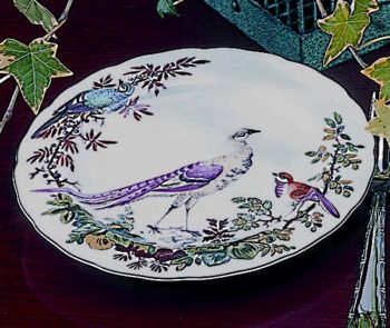Mottahedeh Chelsea Bird Bread and Butter Plate S/4 - Image 2