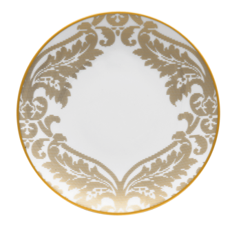 Haviland Damassé Ritz Paris Large Dinner Plate Gold 11"
