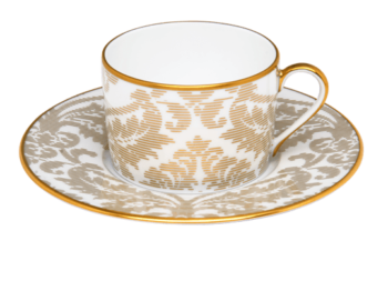 Haviland Damassé Ritz Paris Tea cup and Saucer Gold