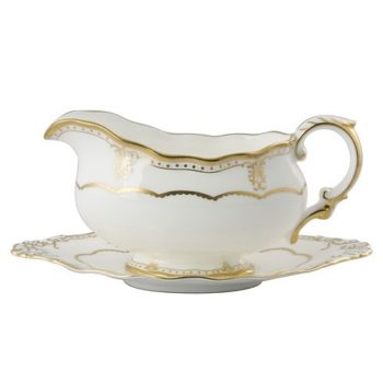 Royal Crown Derby Elizabeth Gold Sauce Boat Only 18.0 oz