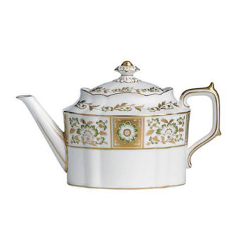 Royal Crown Derby Derby Panel Green Large Tea Pot 43.25 oz.