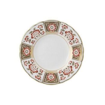 Royal Crown Derby Derby Panel Red Bread and Butter Plate 6"D