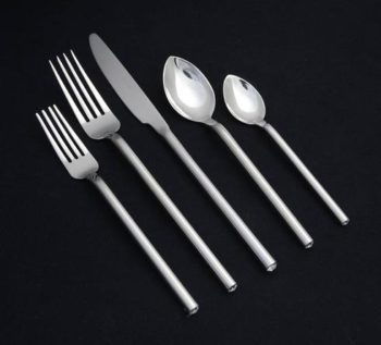 Herdmar Desire-Stainless Mirror w/Crystals 5 Piece Place Setting