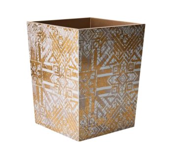 Kim Seybert Distressed Waste Basket