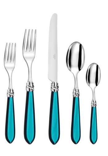 Capdeco Diana Teal 5 Piece Setting
