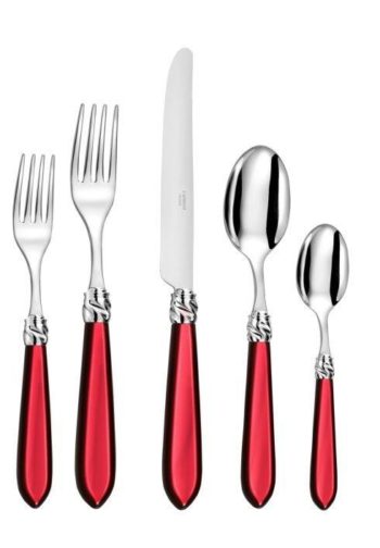 Capdeco Diana Red 5 Piece Setting