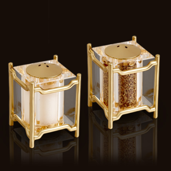 L'Objet Spice Jewels Han Gold 1.5" x 1.5" - Image 2