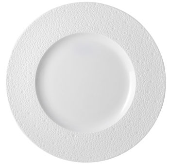 Bernardaud Ecume White Service Plate 11.6"