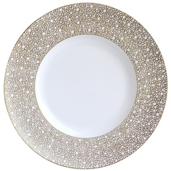 Bernardaud Ecume Mordore Service plate 12.6"