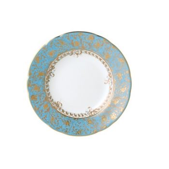 Bernardaud Eden Turquoise Rim Soup Bowl 9"D