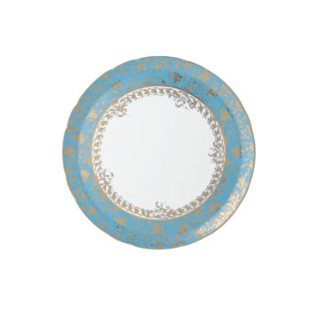 Bernardaud Eden Turquoise Tart platter 13"D
