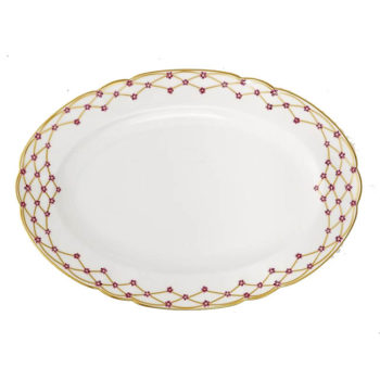 Robert Haviland & C. Parlon Elizabeth Oval Platter Large 16"L