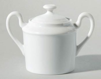 Raynaud Marly/Menton Empire Sugar Bowl 2.7" D, 5.5" L, 4.1" H