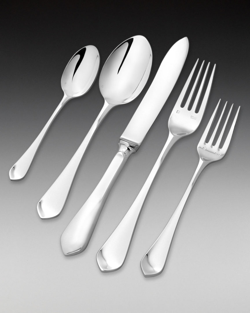 Ercuis Citeaux Silver Plated Salad Serving Spoon The Pink Daisy