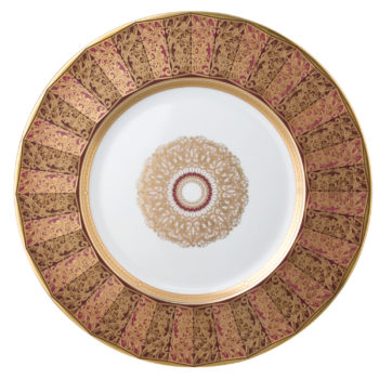 Bernardaud Eventail Service plate 12.6"