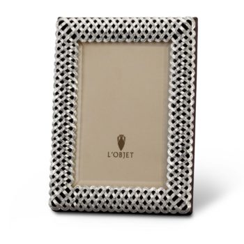 L'Objet Braid 8 x 10 Frame Platinum