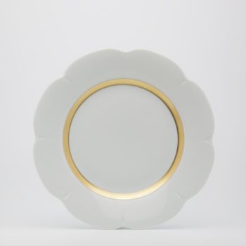 Royal Limoges Fleur't Matte Gold Dinner Plate