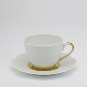 Royal Limoges Fleur't Matte Gold Tea Cup