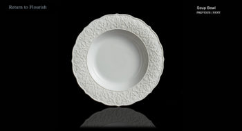 Jacqueline Cambata Flourish Soup Bowl 9"D - Image 2